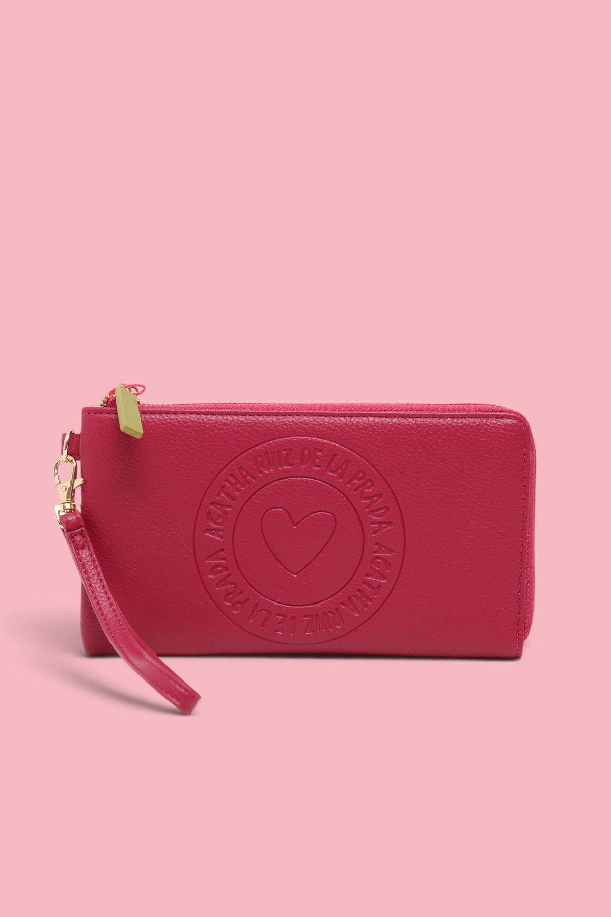 PORTAFOGLIO LOGO FUCSIA