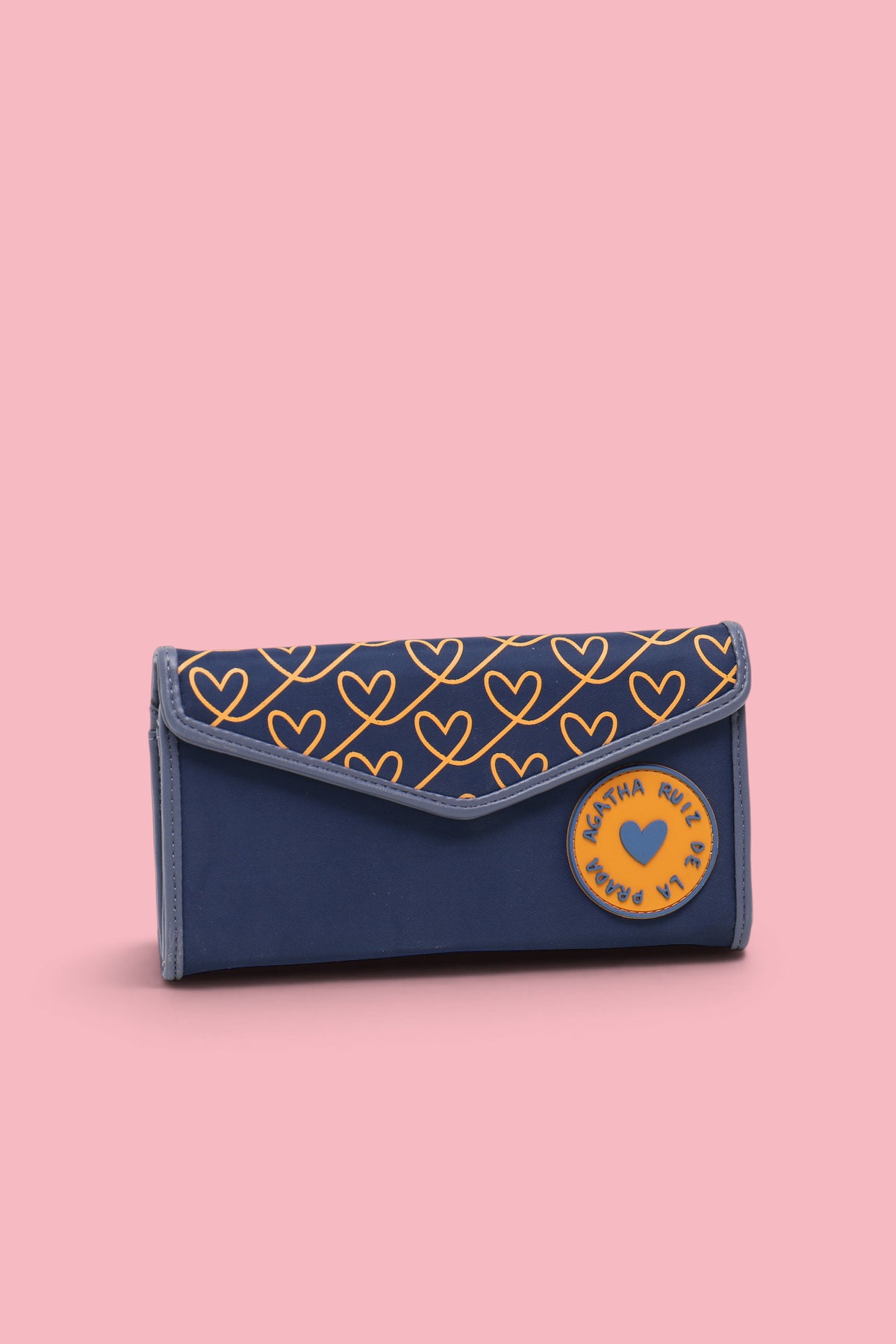 PORTAFOGLIO IN NYLON BLU