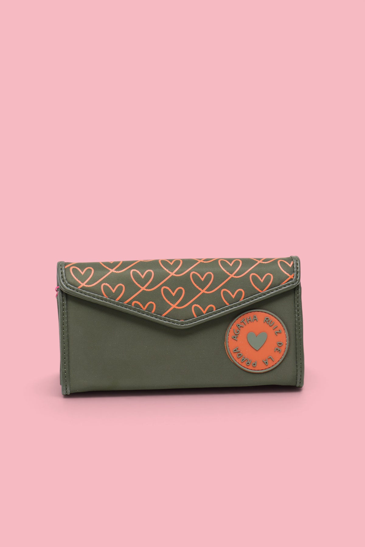PORTAFOGLIO IN NYLON VERDE
