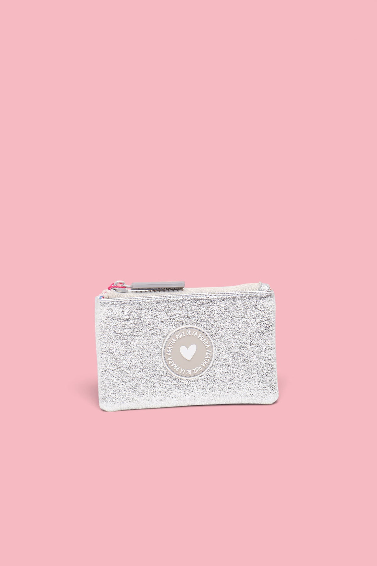 SILVER GLITTER PURSE