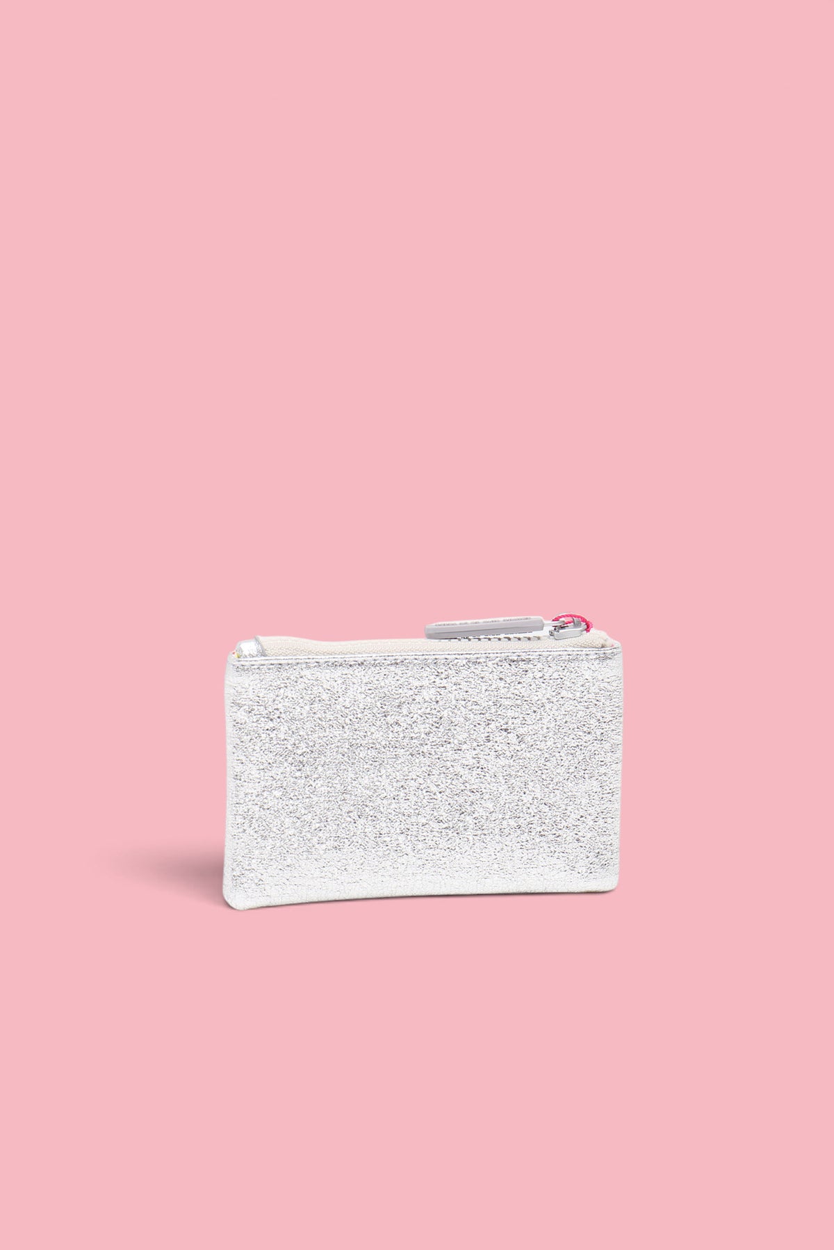 SILVER GLITTER PURSE