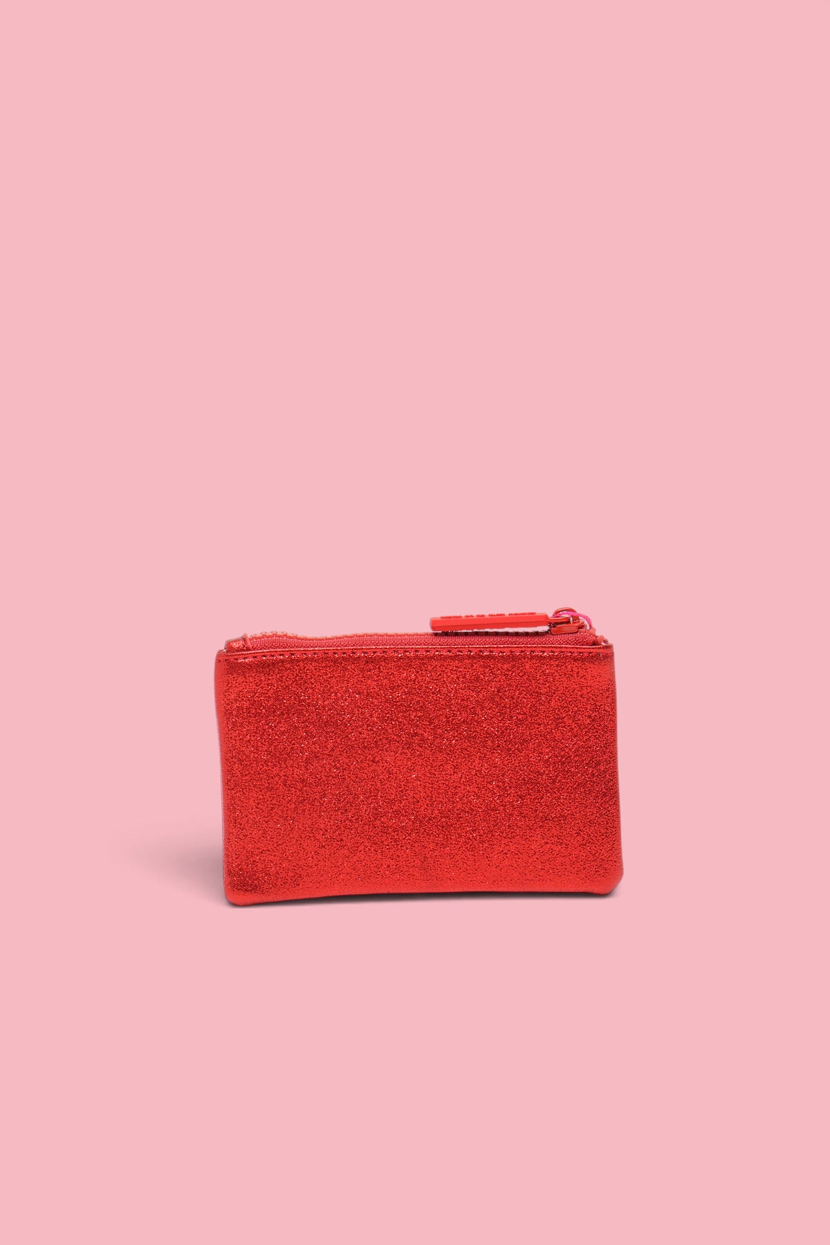PORTAMONETE GLITTER ROSSO