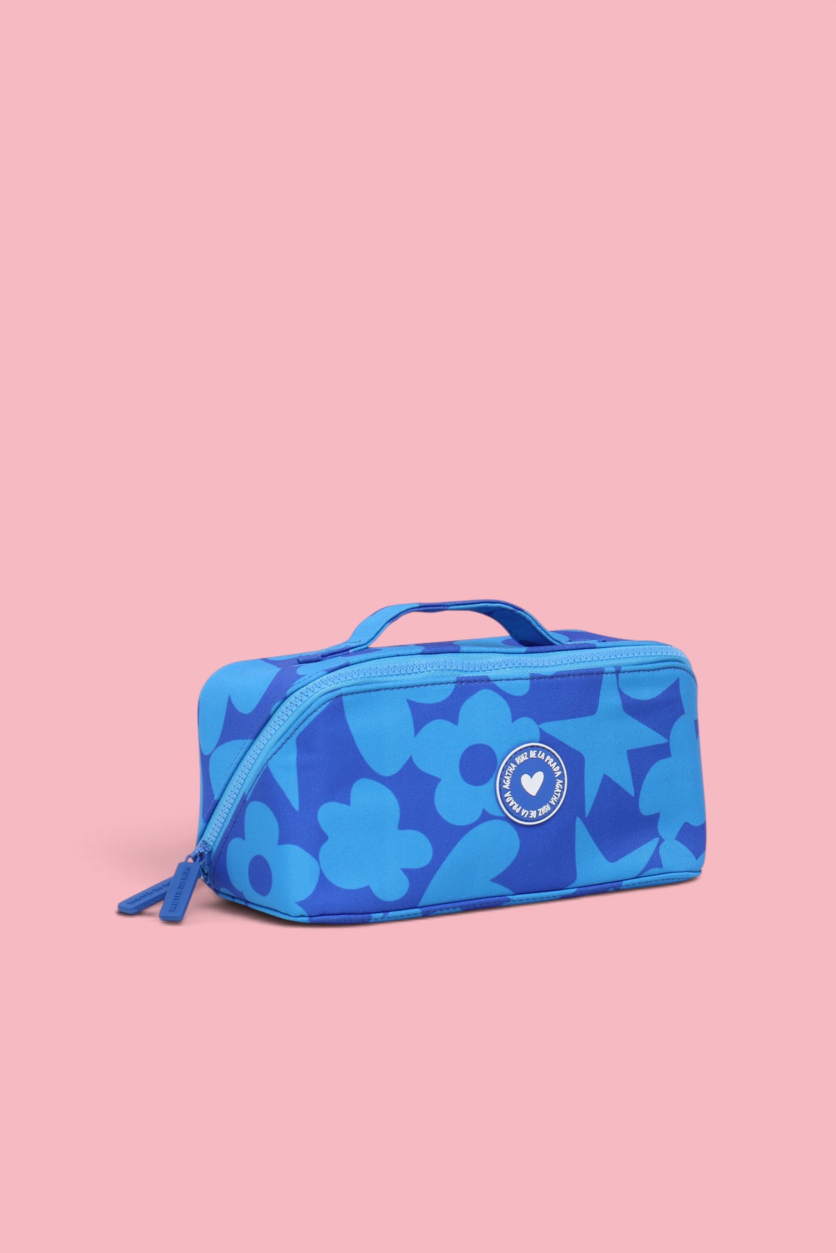 BLUE ICONS TRAVEL TOILETRY BAG