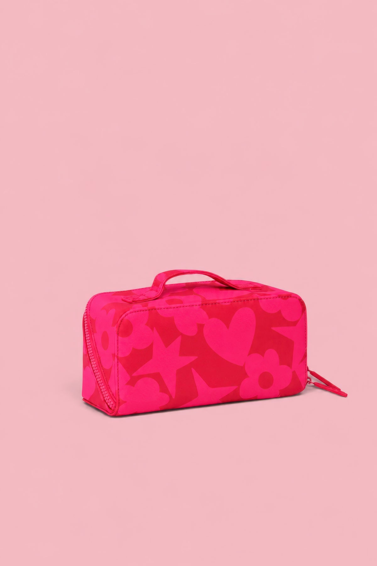 NECESSAIRE DA VIAGGIO CON ICONE FUCSIA