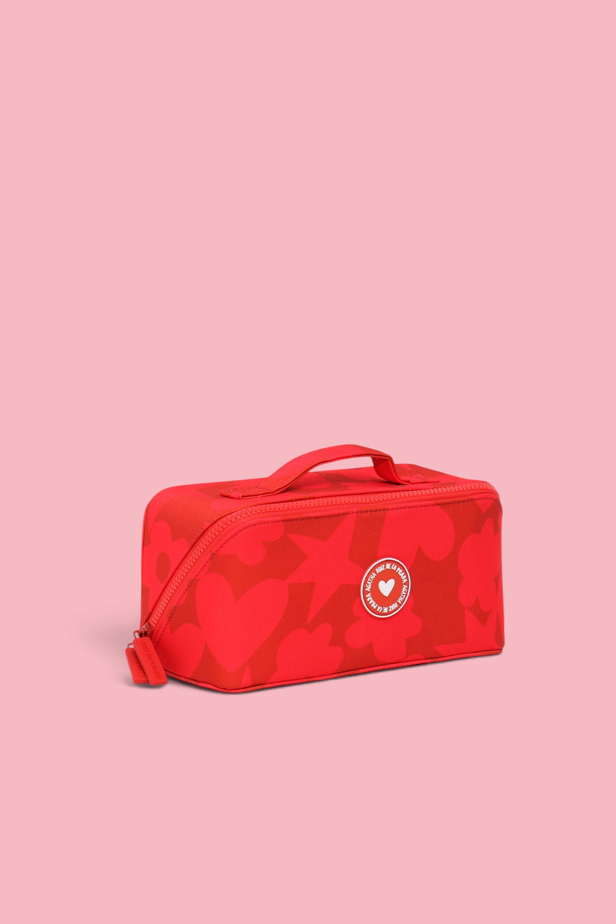 RED ICONS TRAVEL TOILETRY BAG