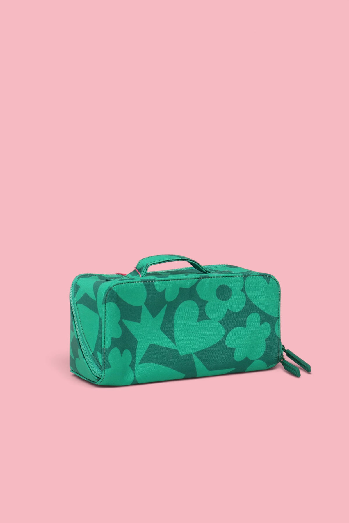 NECESSAIRE DA VIAGGIO CON ICONE VERDE