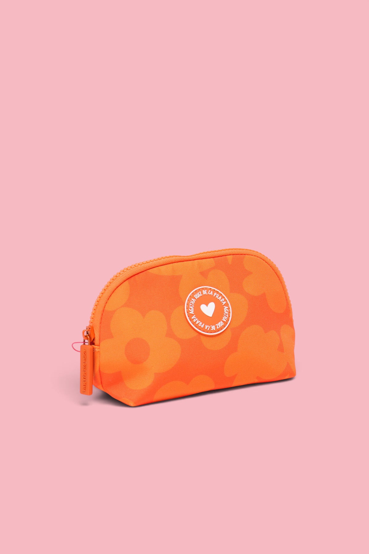 NECESSAIRE CON ICONE ARANCIONE